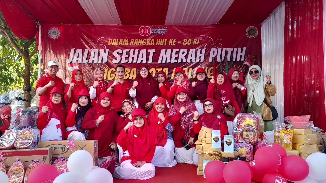 jalan sehat merah putih IGABA Kota Malang